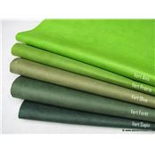Papier népalais uni couleur Vert Olive Feuille 50x75 cm Lokta Fait-main