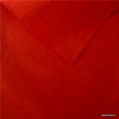 Papier népalais uni couleur Rouge 50x75 cm
