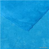 Papier népalais uni couleur Bleu Turquoise 50x75 cm