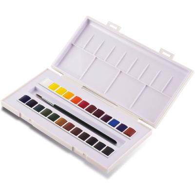 Aquarelle Boite Voyage Sennelier 24 demi-godets La petite Aquarelle