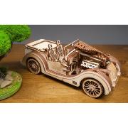 Ugears Maquette Bois Voiture Roadster VM01 Puzzle 3D Mécanique 437 pièces