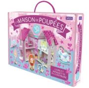 La Maison de Poupées en carton à construire Maquette 3D et Livre Sassi Junior