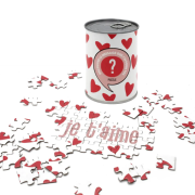 Boîte Puzzle à Message Je t'aime Puzzle 54 pièces Bwat