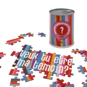Boîte Puzzle à Message Etre ma Témoin Puzzle 54 pièces Bwat