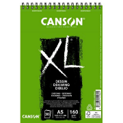 Album Canson XL Dessin Draw A5 160g 30 feuilles 14.8x21cm Spirale