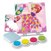 Coffret Peinture au Doigts 6 Tableaux Monde Féérique 3 ans Crealign