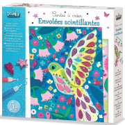 Coffret Cartes à créer Envolées scintillantes 6 cartes Crealign