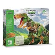 Maquette Géante Dinosaure T-Rex Vert 3D articulé à construire 50 cm Crealign