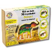 Kit créatif en Bois à peindre Elephant Creatif Wood