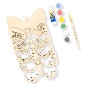 Kit créatif en Bois à peindre Papillon Creatif Wood
