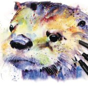 Peinture Aquarelle Boîte de voyage 12 couleurs Pinceau réservoir Inktense Derwent Palette 01