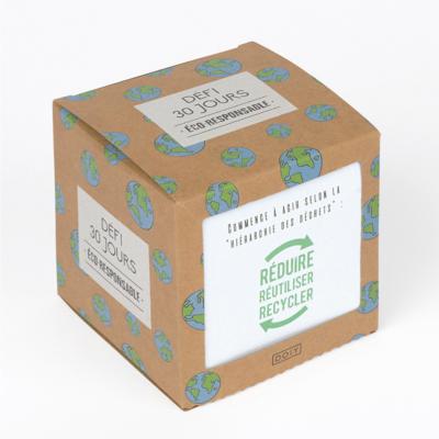 Cube Défi Eco Responsable 30 jours pour devenir Green Doiy