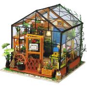 Kit Maquette 3D La Serre à fabriquer Cathy's Flower House 19 cm DG104 Rolife
