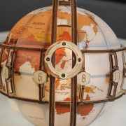 Maquette en bois Globe Lumineux 29 cm ST003 180 pièces à fabriquer Rokr