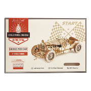 Maquette Bois Voiture Grand Prix V8 19cm Puzzle 3D de 220 pièces MC401