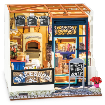 Kit Maquette 3D Boulangerie à fabriquer Nancy's Bake Shop 20 cm