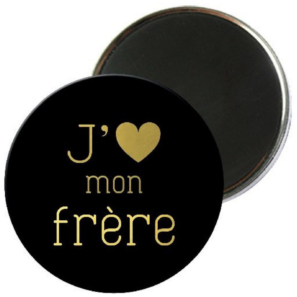 Badge Rond 56mm 'Grand Frère N°1' - Multicolore Et Unisexe - Neuf Avec étiquettes
