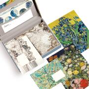 Set de Papier à Lettres Van Gogh 40 feuil 40 env et 50 stickers Pepin Press