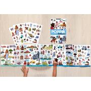 Poster Panorama Frise Histoire du Monde 80 Stickers 8 ans et + Poppik