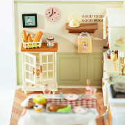 Kit Maquette Super Creator Salle à manger DW015B Warm Dining Room 150 pièces Rolife