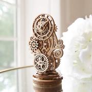 Ugears Maquette Bois  Horloge à Engrenages 9cm Puzzle 3D Mécanique  43 pièces