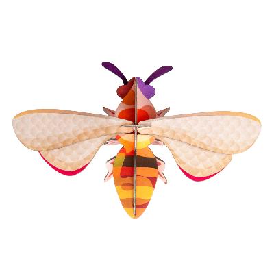 Insecte Abeille Honey Bee en carton 20 cm Décoration 3D Studioroof