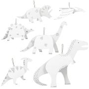 Kit créatif 6 dinosaures à construire et colorier Pirouette Cacahouète