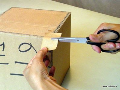 Tuto DIY Fiche pour fabriquer boite en carton - kraftage angle