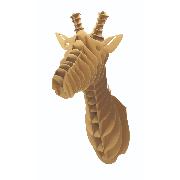 Trophée mural Tête de Girafe en Carton à construire 58 x 19 x 41 cm
