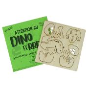 Kit de Construction Bébé Dino Féroce Les P'tits Bidules en Bois Agent Paper