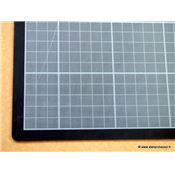 Tapis de coupe gradué en mm double face A4 vert et noir 22x30 cm Styl'up