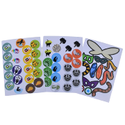 Jeu de Bataille à personnaliser Super Bataille Animaux Incroyables Coq6grue