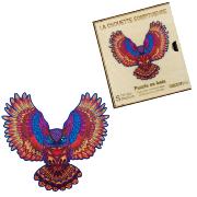 Puzzle en Bois Chouette Somptueuse 124 pièces 30x24 cm Creatif Wood