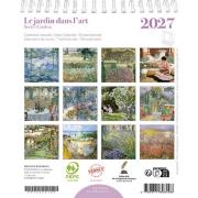 Mini-Calendrier Chevalet 2027 Le Jardin dans l'Art 12 illustrations 14X16 cm Ed du Désastre