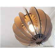 Patron luminaire en carton - Abat-jour Suspension Boule Lumi2 en 3 tailles