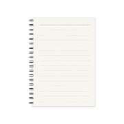 Carnet spirale A6 Chat A vos marques Prêts Osez 11x15cm Ligné Notebook