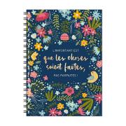 Carnet spirale A6 Que les choses soient Faites pas Parfaites 11x15cm Ligné Notebook