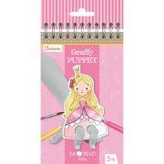 Carnet Marionnettes à doigts Princesses Graffy Puppet