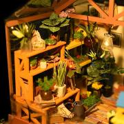 Kit Maquette 3D La Serre à fabriquer Cathy's Flower House 19 cm DG104 Rolife