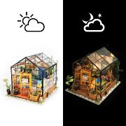 Kit Maquette 3D La Serre à fabriquer Cathy's Flower House 19 cm DG104 Rolife