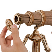 Maquette en bois Télescope Monoculaire 33 cm avec Trépied ST004 314 pièces Rokr