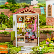 Kit Maquette Bois Ville miniature Boutique de Confitures Sweet Jam Shop 7.5x9x15 cm DS010 Rolife