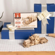 Maquette Bois Camion 22.5cm Puzzle 3D de 286 pièces MC502