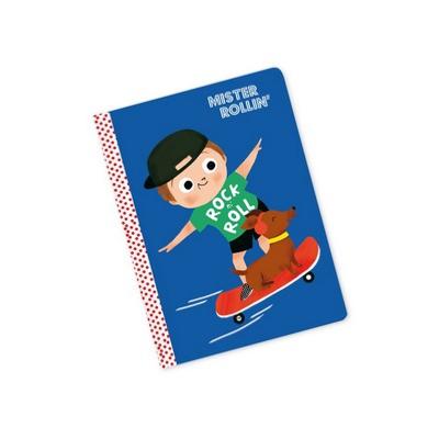 Mon petit Carnet Mister Rollin 9x12 cm 48p ligné Pirouette Cacahouète