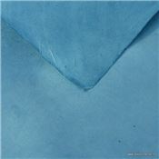 Papier népalais uni couleur Bleu Paon 50x75 cm