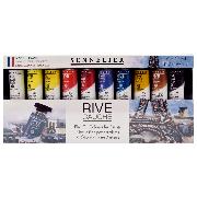 Set Peinture à l'huile Fine Rive gauche 10 tubes 21ml Sennelier