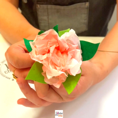 [Tuto] Fleur en papier de Soie et Népalais | DIY L'Atelier Chez Soi
