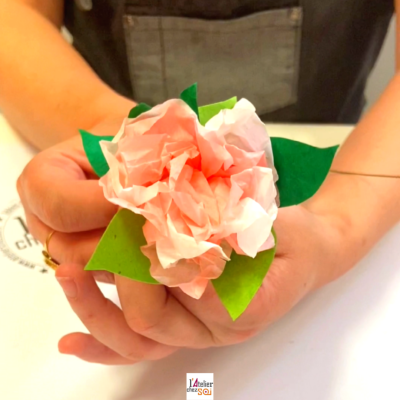 [Tuto] Fleur en papier de Soie et Npalais | DIY L'Atelier Chez Soi