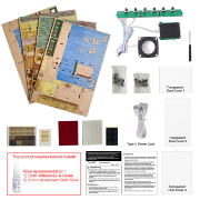 Kit Maquette Sonore La Chambre de Vincent 18x14.5x15.4 cm TQ401 6 Effets sonores Vincent's Bedroom Miniature 3D