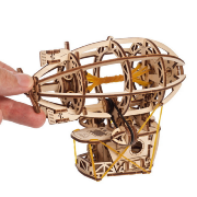 Ugears Maquette Bois Mini Steampunk Airship  Dirigeable 17 cm Puzzle 3D Mécanique